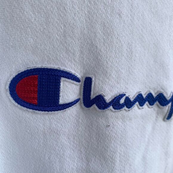 Champion Women's White Sweatshirt size XL - Picture 2 of 6